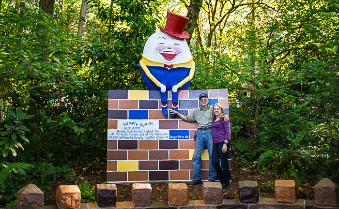 Roger Tofte and Susan Vaslev in the Enchanted Forest's Storybook Land