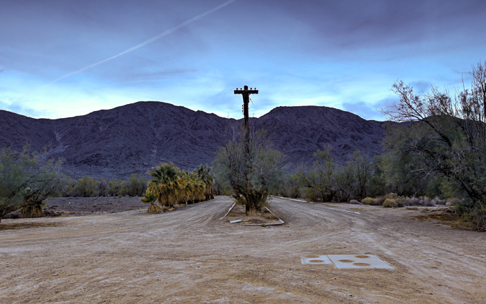 ZZyzx Mineral and Hot Springs, an abandoned resort community and travel destination in California's Mojave Desert.