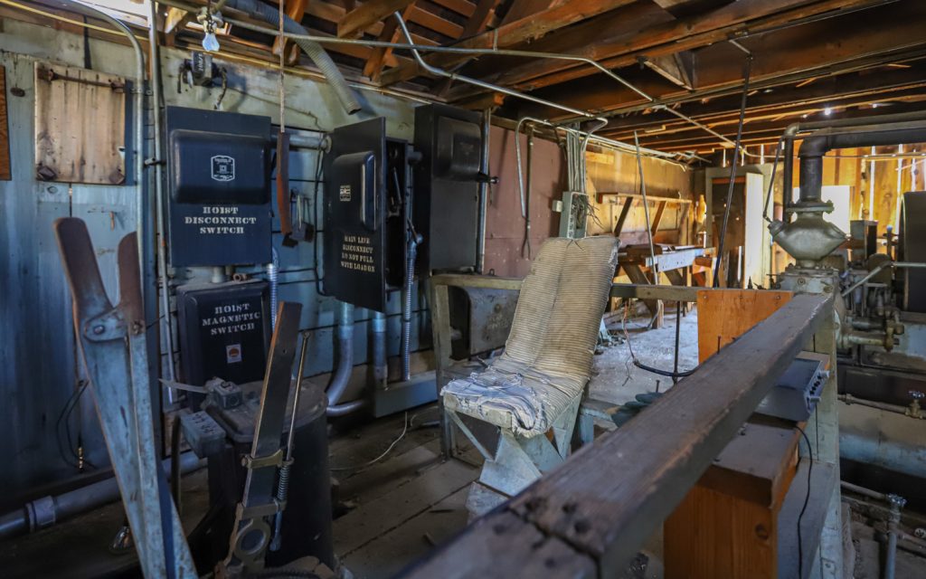 abandoned Log Cabin gold mine: Lee Vining, Mono County, California